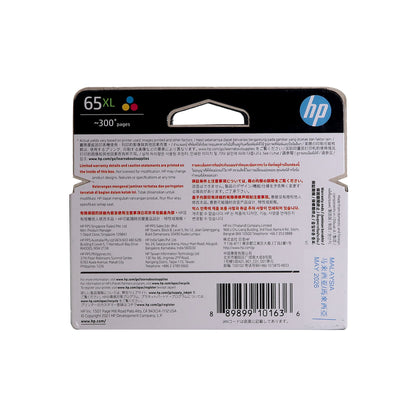 5 Pack HP 65XL Tri-color Original Ink Cartridge, N9K03AA