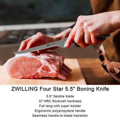 ZWILLING Four Star 5.5" Boning Knife - 3 Units