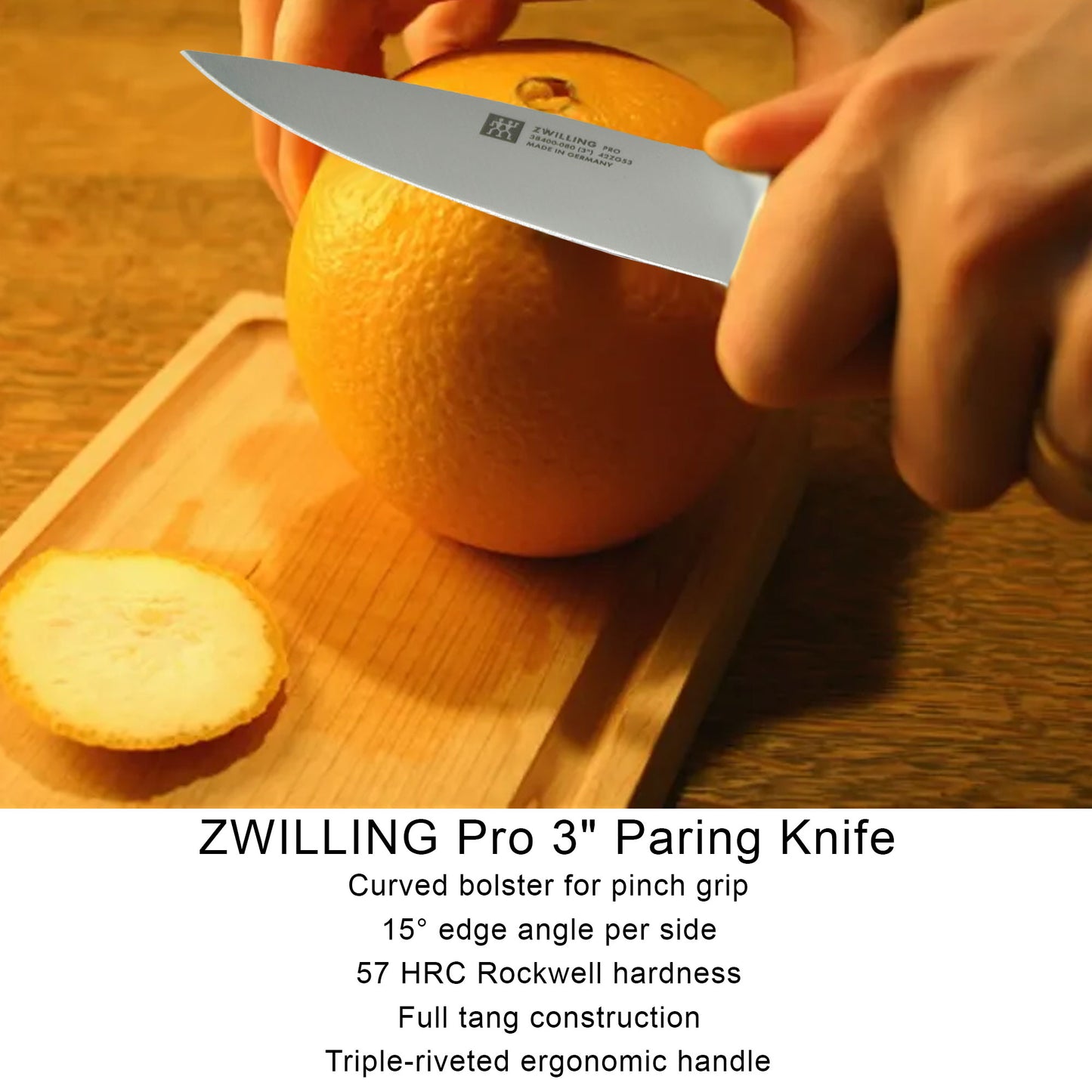 5x ZWILLING Pro 3" Paring Knife