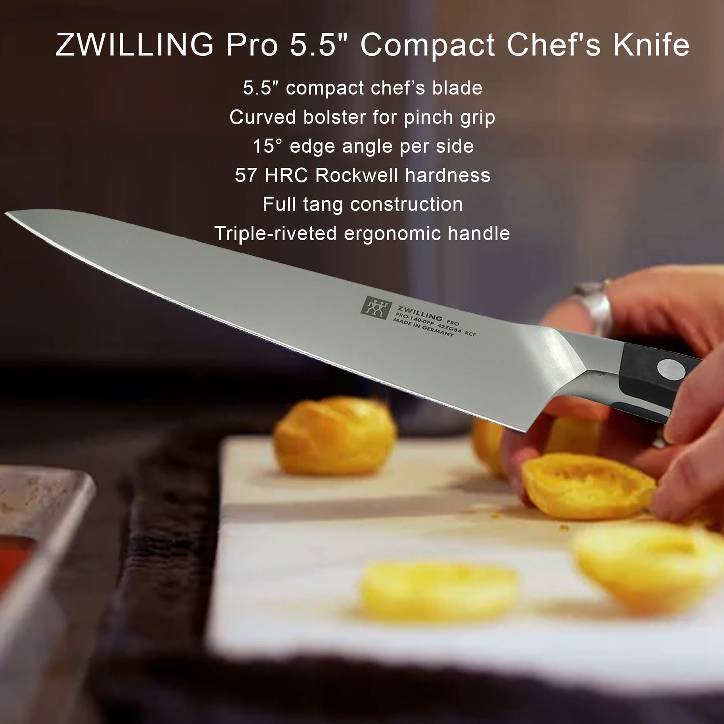ZWILLING Pro 5.5" Compact Chef's Knife - 5 Units