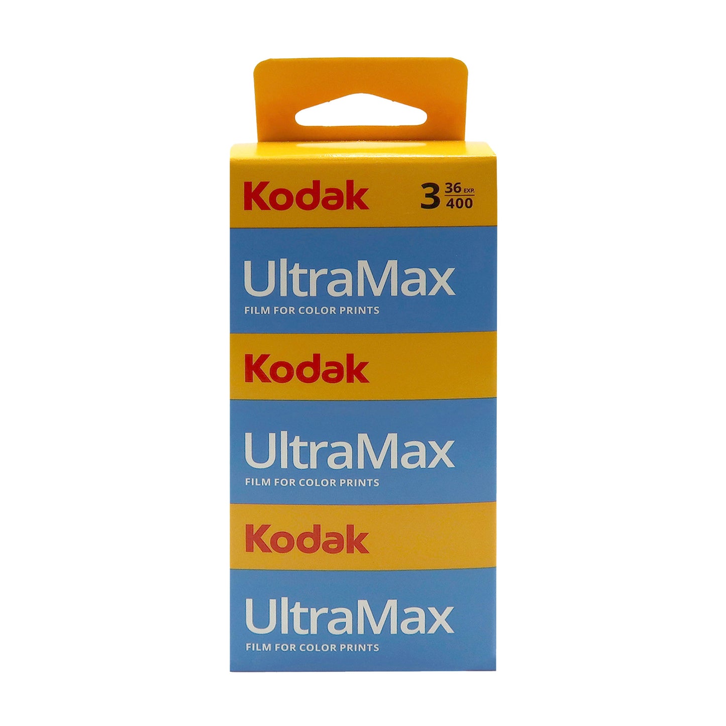 3x Kodak UltraMax Unit 400 Color Negative Film (35mm, 36 Exposures) - 3 Pack