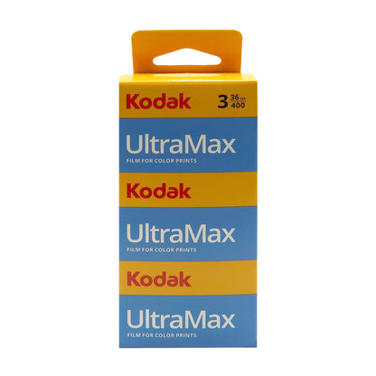 5x Kodak UltraMax Unit 400 Color Negative Film (35mm, 36 Exposures) - 3 Pack