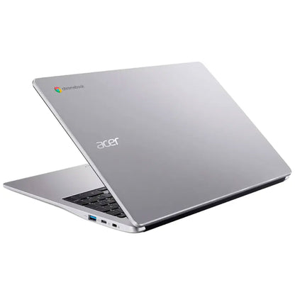 Acer Chromebook 315 15.6" Full HD Laptop - Intel Celeron N4500, 4GB LPDDR4X, 64GB eMMC (Sparkly Silver) with Protective Case