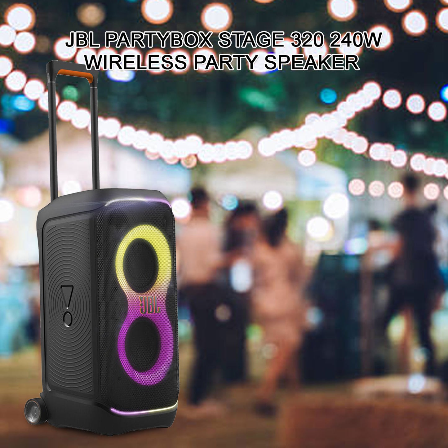 JBL PartyBox Stage 320 240W Wireless Party Speaker (Black)