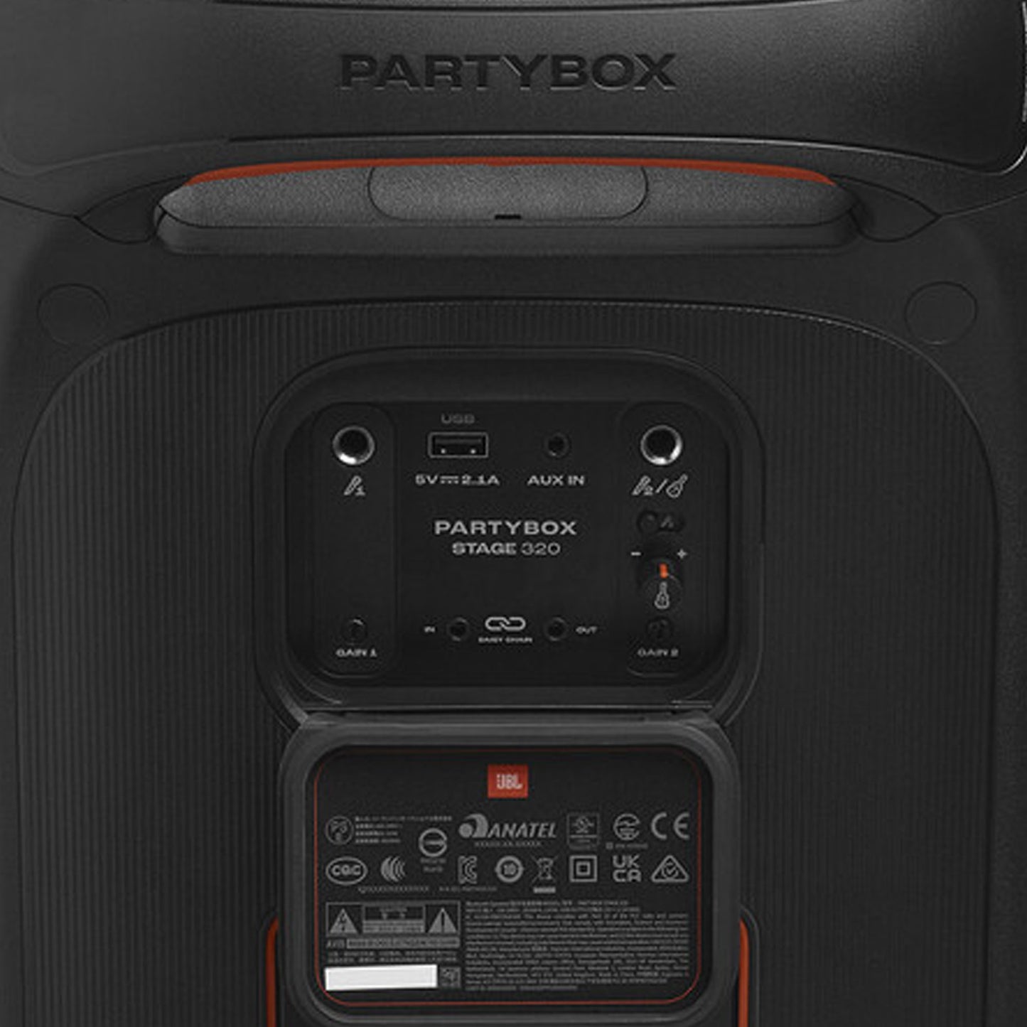 JBL PartyBox Stage 320 240W Wireless Party Speaker (Black)