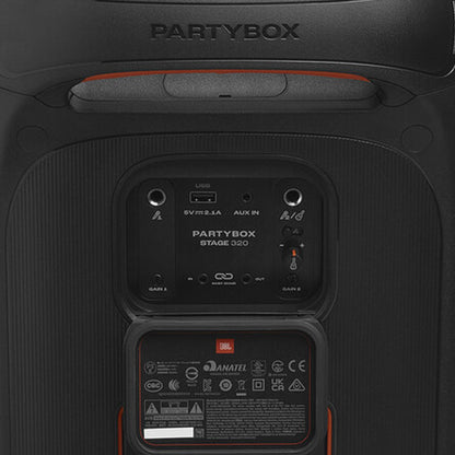 JBL PartyBox Stage 320 240W Wireless Party Speaker (Black)