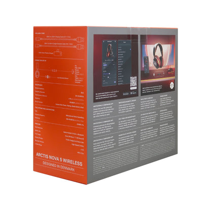 SteelSeries Arctis Nova 5 Wireless Gaming Headset PC PS5 PS4 Nintendo Switch Mobile Black