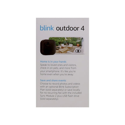 Blink Outdoor 4 Wireless Smart Security Camera - 3 Camera System (4th Gen)