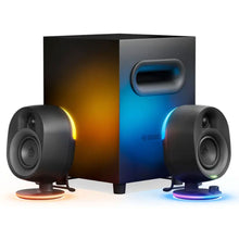 SteelSeries Arena 7 Reactive RGB Illuminated 2.1 Gaming Speakers with Powerful Bass, Subwoofer, and Bluetooth - For PC, PlayStation, Mobile