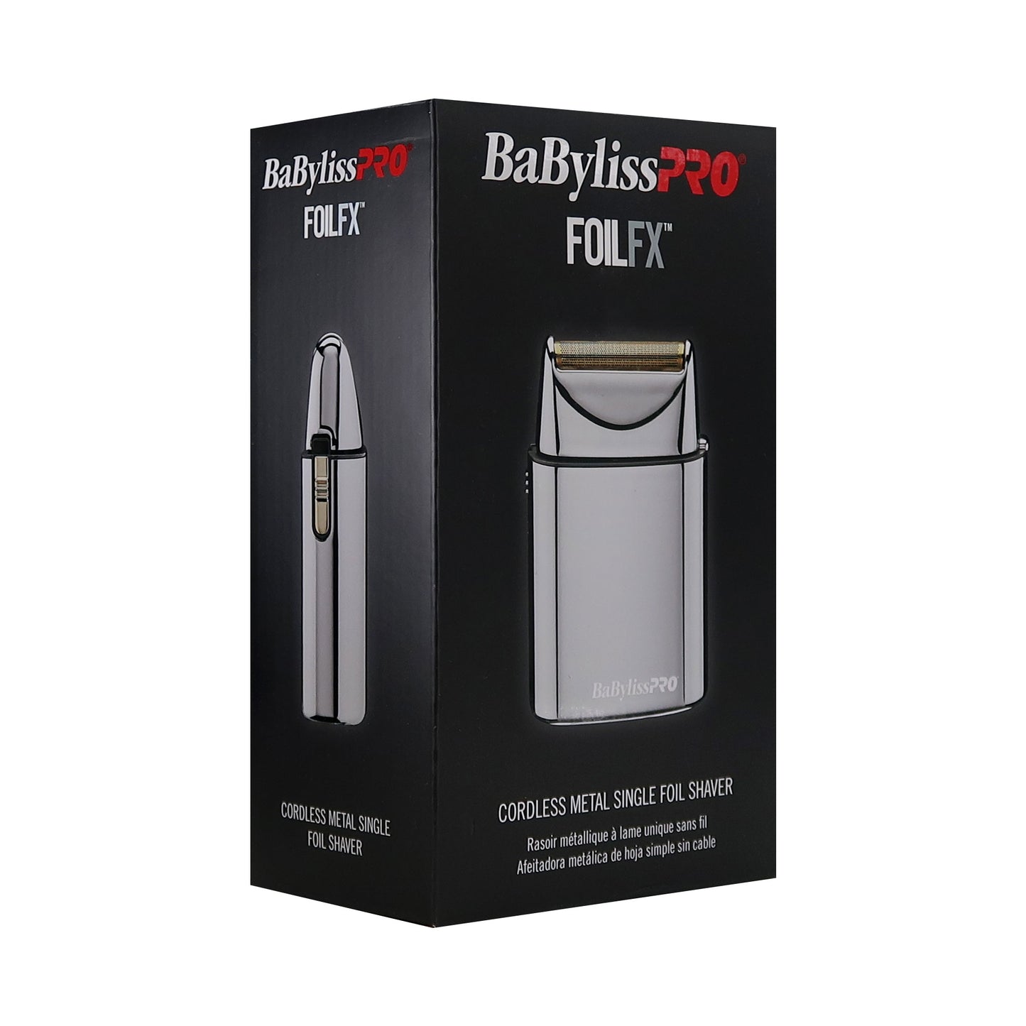 BaByliss Pro Professional Hypoallergenic Single Foil Cordless Shaver FXFS1 with Barberology Cutting Cape and Barberology Comb Set (Clipper, Cutting, Taper Combs)