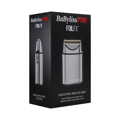 BaByliss Pro Professional Hypoallergenic Single Foil Cordless Shaver FXFS1 with Philips Norelco Nose Trimmer 3000 for Nose, Ears Eyebrows NT3600/62