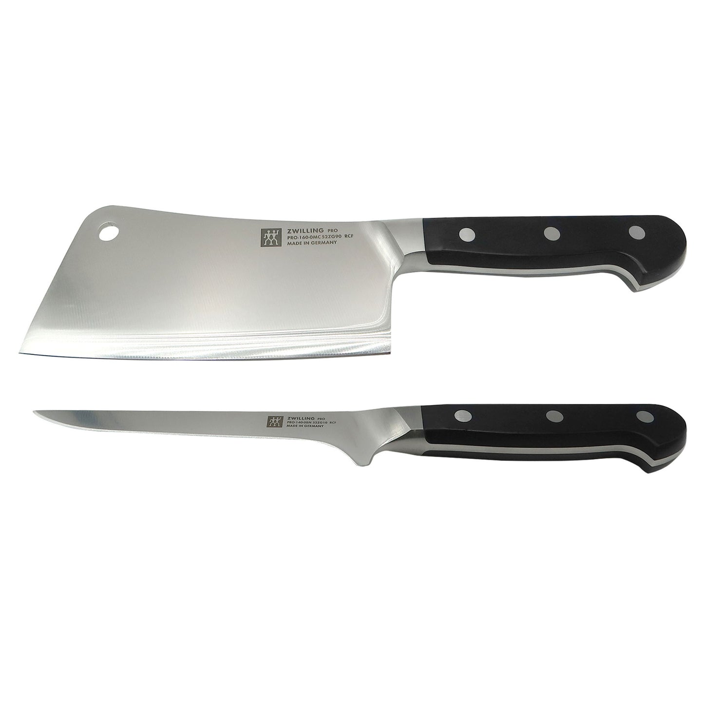 ZWILLING Pro 6" Meat Cleaver with ZWILLING Pro 5.5" Flexible Boning Knife