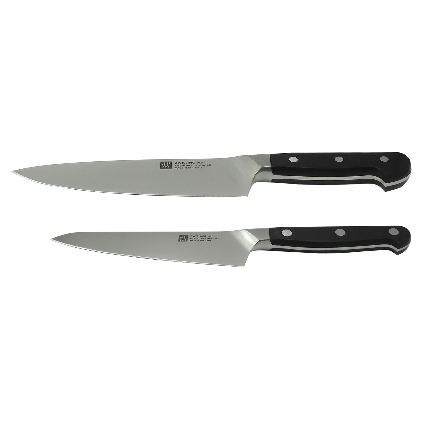 ZWILLING Pro 5.5" Compact Chef's Knife with ZWILLING Pro 8" Traditional Chef's Knife