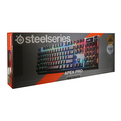 SteelSeries Apex Pro Full Size Wired OmniPoint Gaming Keyboard Gen 3 (Black) + SteelSeries Arctis Nova 3 Wired Gaming Headset - Black