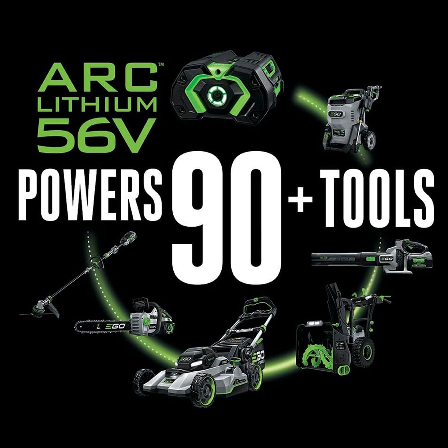 EGO POWER+ Lithium-Ion Battery 56V, 12.0Ah (BA6720T)