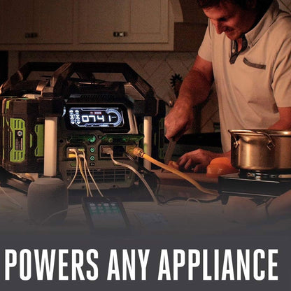EGO Power+ Nexus Portable Power Station for Indoor and Outdoor Use (PST3042) - 2 7.5Ah Batteries Included