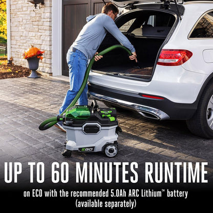 EGO Power+ Portable Cordless Wet/Dry 9 Gallon Shop Vacuum Tool Only (WDV0900)