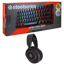 SteelSeries Arctis Nova 3 Wired Gaming Headset with SteelSeries Apex Pro Mini 60% Wired OmniPoint Gaming Keyboard Gen 3