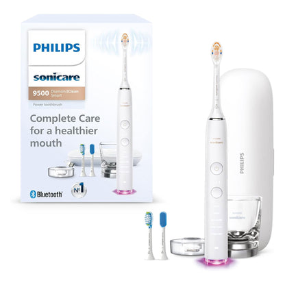 Philips Sonicare DiamondClean Smart 9500 Electric Toothbrush HX9923 White and Pink
