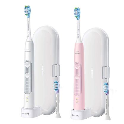 Philips Sonicare ExpertClean 7500 Rechargeable Electric Toothbrush HX9690 White and Pink