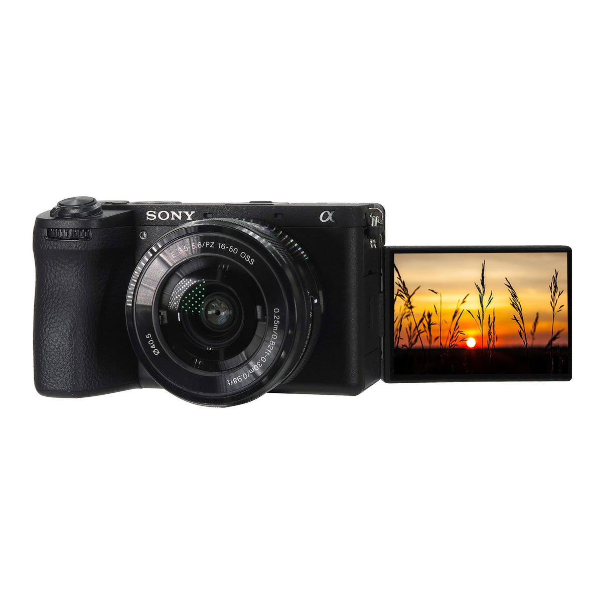 Sony a6700 Mirrorless Camera w/ 16-50mm f/3.5-5.6 Lens (Black) with Transcend 64GB 300S SDXC Memory Card and Case