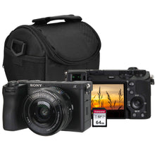 Sony a6700 Mirrorless Camera w/ 16-50mm f/3.5-5.6 Lens (Black) with Transcend 64GB 300S SDXC Memory Card and Case