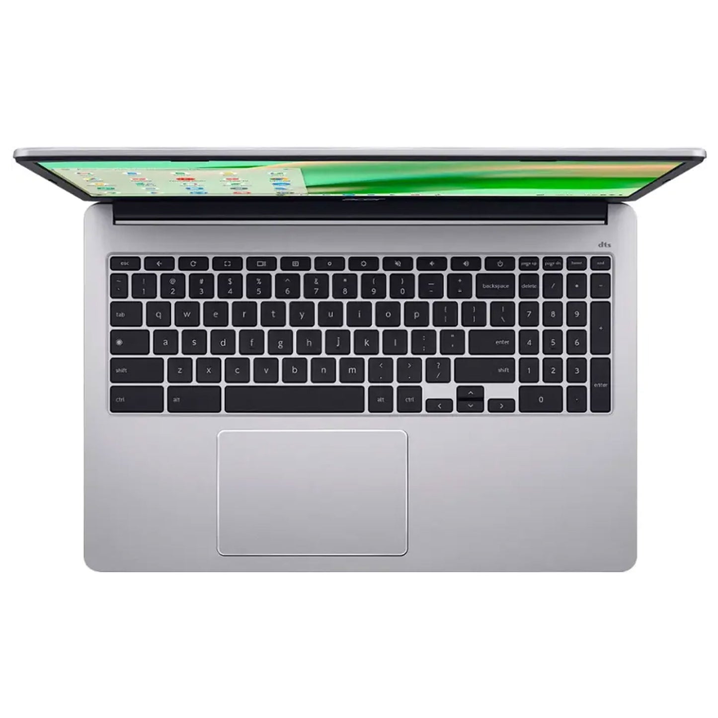 Acer Chromebook 315 15.6" Full HD Laptop - Intel Celeron N4500, 4GB LPDDR4X, 64GB eMMC (Sparkly Silver) with Case + Poly Blackwire 5220 Stereo Wired Headset Bundle