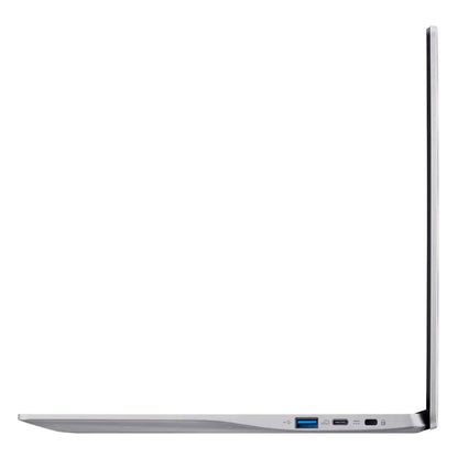 Acer Chromebook 315 15.6" Full HD Laptop 4GB LPDDR4X, 64GB eMMC (Sparkly Silver) + Case with Sennheiser MKE 200 Mobile Kit and 64GB microSDXC Card