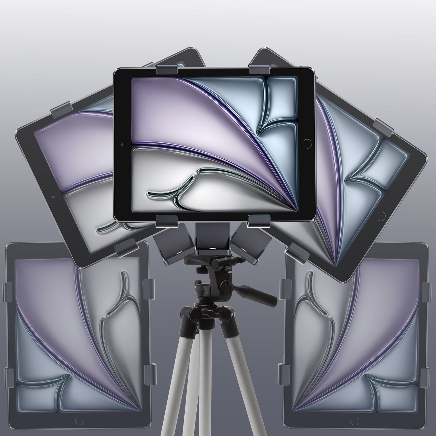 Amazon Fire HD 10 64GB 10.1" Tablet with Wi-Fi - 13th Gen (Ocean) + Vidpro 2-Person Wireless Lavalier Microphone Bundle