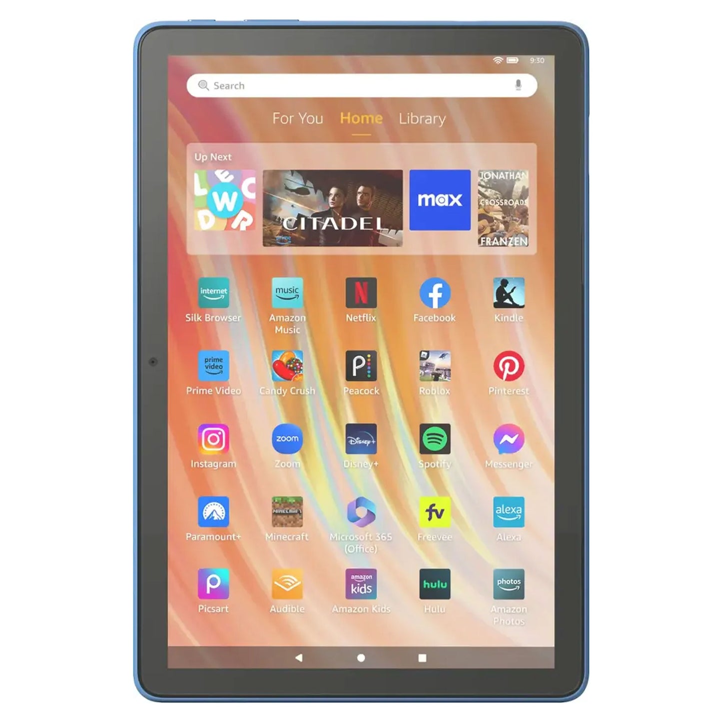 Amazon Fire HD 10 64GB 10.1" Tablet with Wi-Fi - 13th Gen (Ocean) + Jlab Wireless Earbuds Set