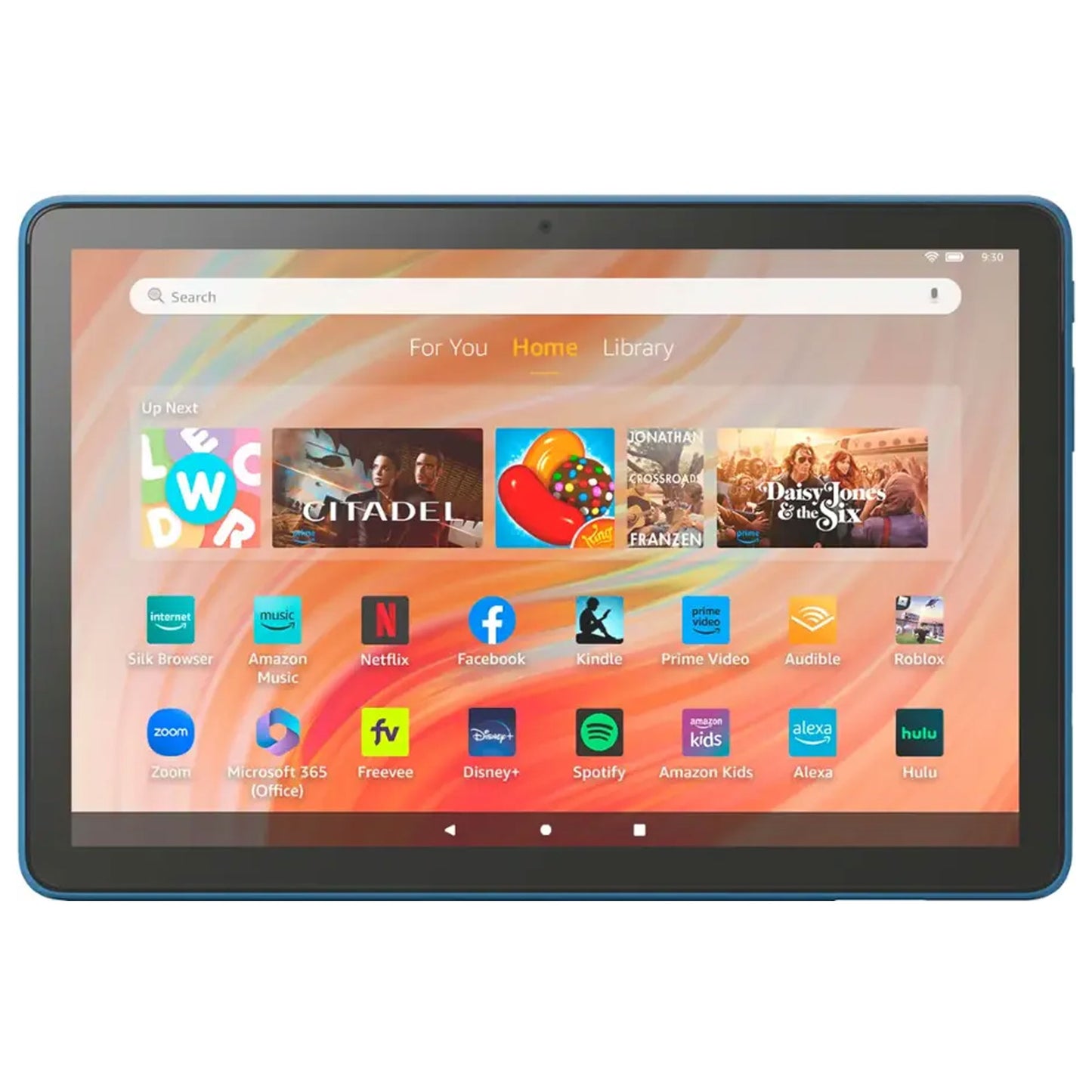 Amazon Fire HD 10 64GB 10.1" Tablet with Wi-Fi - 13th Gen (Ocean) + 256GB MicroSDXC Accessory Bundle