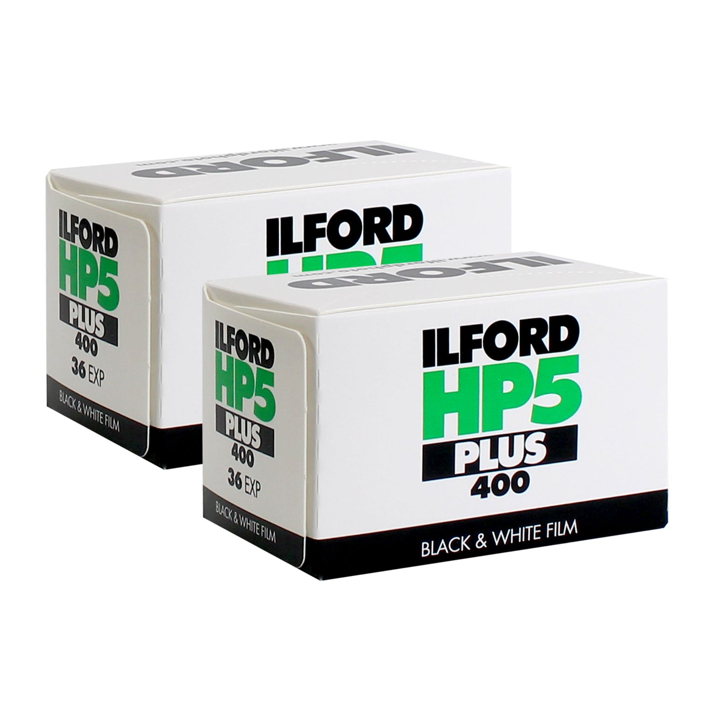 Ilford HP5 Plus Black & White Negative Film 35mm Roll Film, 36 Exposures - 2 Pack