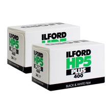Ilford HP5 Plus Black & White Negative Film 35mm Roll Film, 36 Exposures - 2 Pack