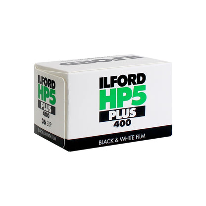 5x Ilford HP5 Plus Black and White Negative Film (35mm Roll Film, 36 Exposures)