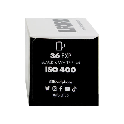 5x Ilford HP5 Plus Black and White Negative Film (35mm Roll Film, 36 Exposures)
