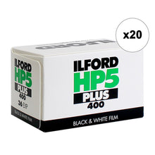 Ilford HP5 Plus Black & White Negative Film 35mm Roll Film, 36 Exposures - 20 Pack
