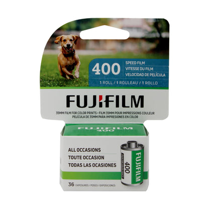 FUJIFILM 400 Color Negative Film (35mm Roll Film, 36 Exposures) - 3 Pack