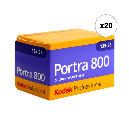 Kodak Portra 800 Color Negative Film (35mm Roll Film, 36 Exposures) - 20 Pack
