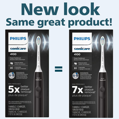 Philips Sonicare 4100 Rechargeable Electric Toothbrush Black HX3681/24