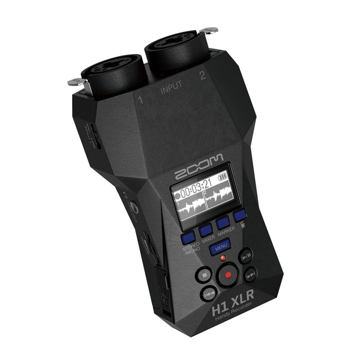 Zoom H1 XLR Portable Audio Recorder for Video