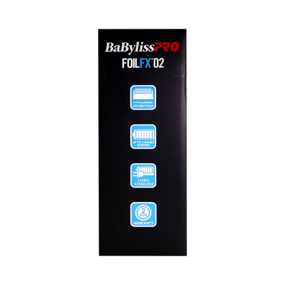 BaByliss Pro LIMITED EDITION Cordless Metal Double Foil Shaver (Blue) FXFS2BL