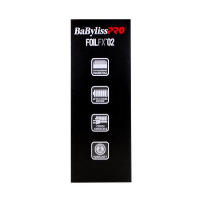 BaByliss Pro LIMITED EDITION Cordless Metal Double Foil Shaver (Gray) FXFS2GY