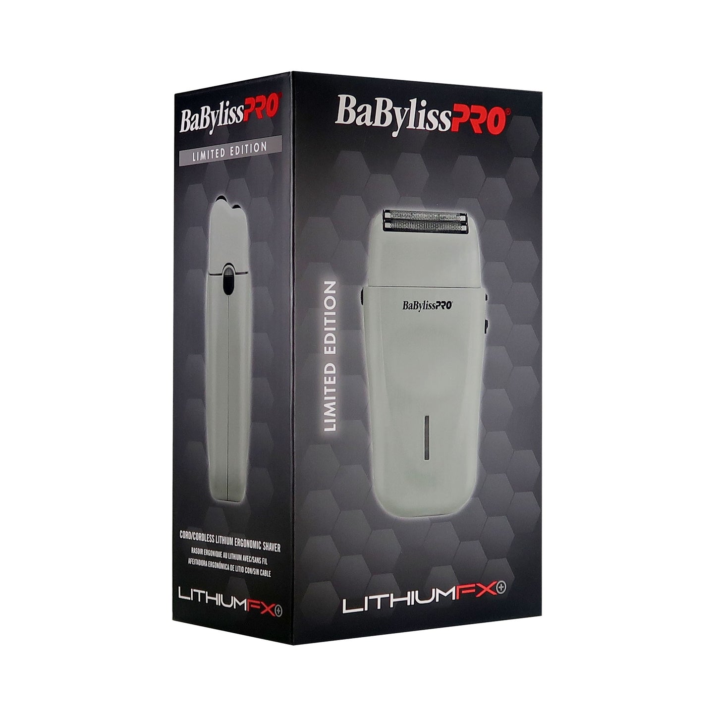 BaByliss Trimmer FX773NGY + LithiumFX+ Double Foil Shaver FXFS573GY Cordless Grooming Set