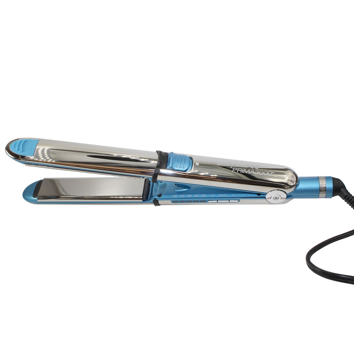 BaByliss Pro Prima3000 1¼" Styling Iron & 1¼" Extended Barrel Curling Iron Combo BNTPP54UC with Nano Titanium Portofino 6600 Full-Size Hair Dryer, Blue BNT6610N