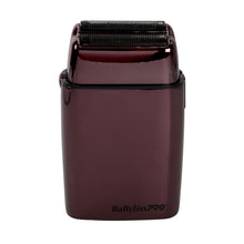 BaByliss Pro LIMITED EDITION Cordless Metal Double Foil Shaver (Purple) FXFS2P with Barberology Comb Set (Clipper, Cutting, Taper Combs) - Red