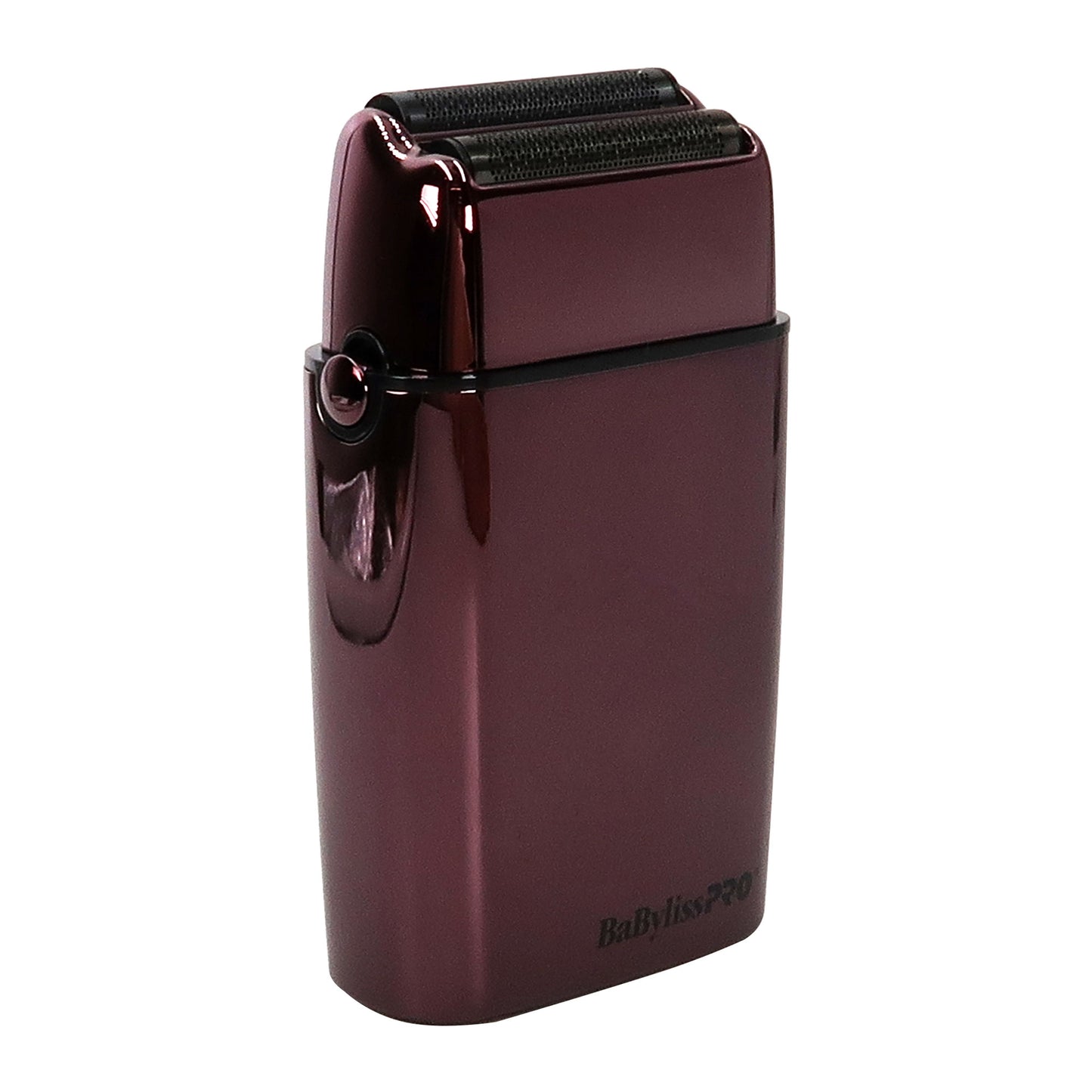 BaByliss Pro LIMITED EDITION Cordless Metal Double Foil Shaver (Purple) FXFS2P with Barberology Comb Set (Clipper, Cutting, Taper Combs) - Red