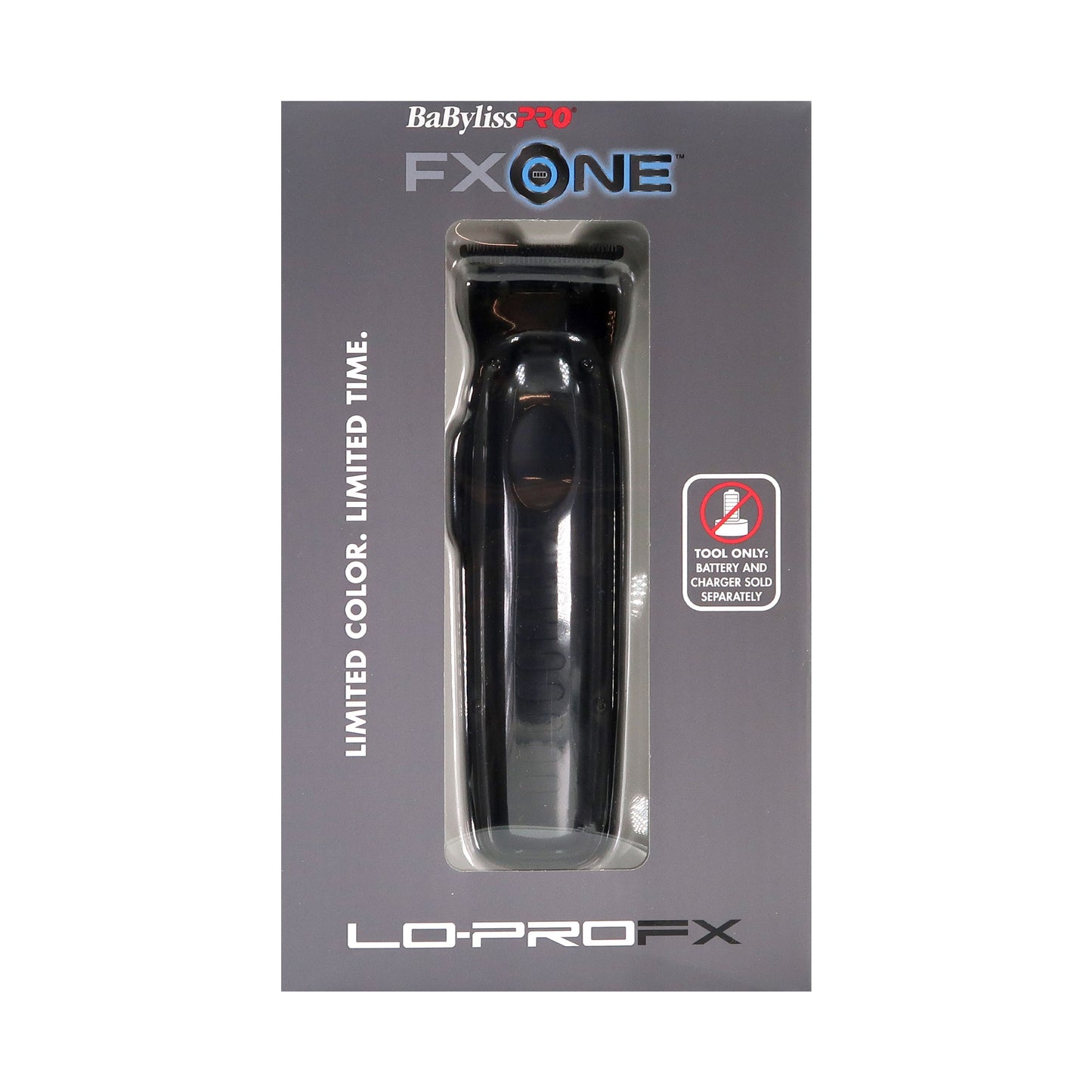 BaByliss Pro LIMITED EDITION Cordless Metal Double Foil Shaver (Purple) FXFS2P with FXONE LO-PROFX LIMITED EDITION Trimmer - Matte Black FX729MBLT