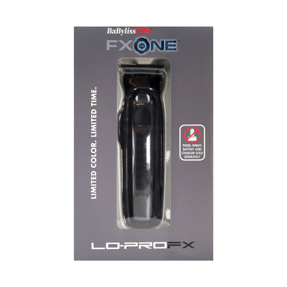 BaByliss Pro LIMITED EDITION Cordless Metal Double Foil Shaver (Purple) FXFS2P with FXONE LO-PROFX LIMITED EDITION Trimmer - Matte Black FX729MBLT