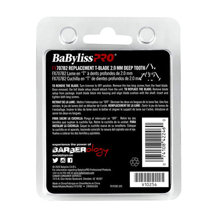 10 Unit BaByliss PRO Deep Tooth Graphite Replacement Blade BB-FX707B2