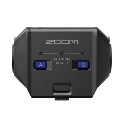 Zoom EXH-6e Dual XLR-1/4" TRS Input Capsule for H6essential Portable Recorder with 4x Pig Hog 8mm XLR Microphone Cable